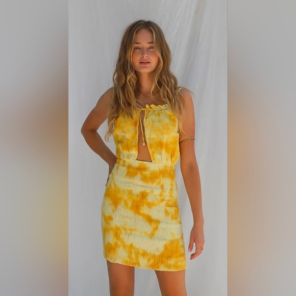 Jen's Pirate Booty Love Street Tie-Dye Mini Dress